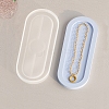 Oval Jewelry Plate DIY Silicone Pendant Molds PW-WG51435-03-1