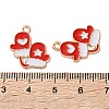 Alloy Enamel Pendants ENAM-I061-01KCG-19B-3