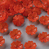 Transparent Frosted Acrylic Bead Caps MACR-S371-04A-726-1