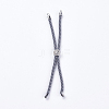 Nylon Twisted Cord Bracelet Making X-MAK-F018-07P-RS-2