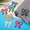 8Pcs 8 Colors Polyester Clothing Patches DIY-TA0015-31-8