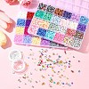 DIY Glass Seed & Plastic & Polymer Clay Beads Bracelets Making Kits DIY-FS0007-07-8