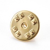 Brass Badge Lapel Pin Back Butterfly Clutches KK-WH0033-02G-2