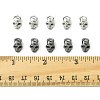 30Pcs 2 Colors Tibetan Style Alloy European Beads TIBEB-FS0001-19-5