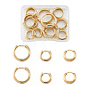 YILISI 6 Pairs 3 Styles Brass Huggie Hoop Earrings EJEW-YS0001-01-1