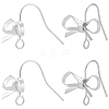 20Pcs Brass Earring Hooks KK-BBC0020-59-1