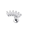 304 Stainless Steel Cubic Zirconia Cartilage Earrings WGBE79F-24-1