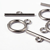 Alloy Toggle Clasps LS-TIBE-E001-P-FF-3