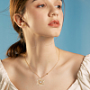 16Pcs Brass Micro Pave Clear Cubic Zirconia Pendants KK-BBC0017-23-4