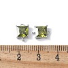 Brass Pave Cubic Zirconia Connector Charms KK-F892-53P-06-3