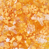 100G Transparent & Opaque Acrylic Beads TACR-TA0001-57B-4