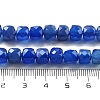 Natural Blue Agate Beads Strands G-C179-B22-01-5