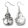 Fashion Earrings for Christmas EJEW-JE00365-14-2