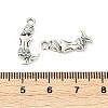 Tibetan Style Alloy Mermaid Pendants TIBEP-5402-AS-LF-2