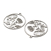 Non-Tarnish 201 Stainless Steel Pendants STAS-M318-10P-2