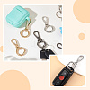 Teardrop Alloy Swivel Clasps PURS-SP0001-03-5