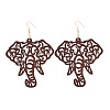 Hollow Wood Dangle Earrings FS-WG18EE7-05-1