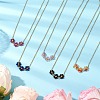 Natural Gemstone Pendant Necklaces NJEW-JN05103-1