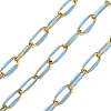 304 Stainless Steel Enamel Cable Chains CHS-R020-02G-01-1