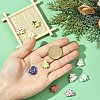 10Pcs 10 Colors Handmade Porcelain Beads PORC-YW0001-46-4