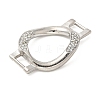 Alloy Crystal Rhinestone Oval Connector Links Charms FIND-M052-10P-NR-2