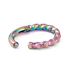 Twisted Ring Hoop Earrings for Girl Women STAS-D453-01M-01-2