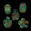 Luminous Transparent Acrylic Big Pendants MACR-D080-04-2