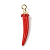 Opaque Resin Pendants RESI-V004-01A-1