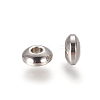 Non-Tarnish 304 Stainless Steel Smooth Rondelle Beads STAS-M006-03P-A-2