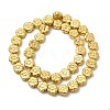 Electroplate Glass Beads Strands EGLA-F166-10-3