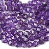Faceted Natural Amethyst Beads Strands G-K066-09-6mm-3