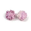 Synthetic Coral Dyed Carved Beads X1-SHEL-D001-01C-2