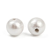 Compressed Cotton Pearl Beads WOVE-V001-A01-6mm-2