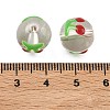 Transparent Glass Enamel Beads GLAA-P078-01A-06-3