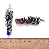 Alloy Glass Big Pendants GL-N004-02AS-3