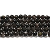 Natural Silver Sheen Obsidian Beads Strands LS-G-E608-A02-C-1