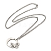 201 Stainless Steel Necklaces NJEW-Q336-01O-P-2