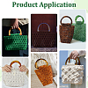 12Pcs 6 Colors D Shaped Resin Bag Handles DIY-PH0035-23-5