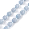 Dyed Natural White Jade Beads Strands G-O201B-110F-2