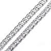 Tarnish Resistant 304 Stainless Steel Curb Chain Bracelets BJEW-P064-25P-2