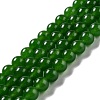 Natural & Dyed Malaysia Jade Bead Strands G-A146-6mm-A28-1