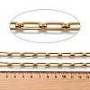 Ion Plating(IP) 304 Stainless Steel Rectangle Link Chains CHS-S012-26G-B-2