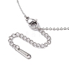 Brass Micro Pave Cubic Zirconia Pendant Necklaces NJEW-JN04690-01-5