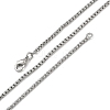 1.5mm Rack Plating Brass Box Chain Necklaces for Women Men MAK-L044-21P-4