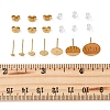 304 Stainless Steel Stud Earring Findings STAS-FS0001-75-5