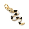 Brass Micro Pave Cubic Zirconia Pendants KK-H494-01G-03-2
