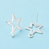 201 Stainless Steel Stud Earring Findings STAS-K241-08S-3