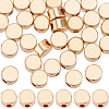 Beebeecraft 50Pcs Long-Lasting Plated Brass Beads KK-BBC0013-15-1