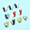 10 Sets Spray Painted Alloy Magnetic Pendants FIND-FS0004-24-7