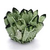 Natural Green Quartz Cluster Home Display Decorations DJEW-F012-01C-2